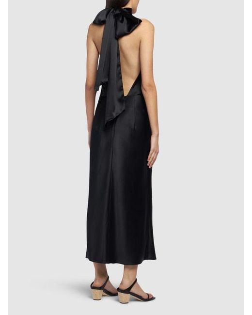 Max Mara Black Strap-Up Dress