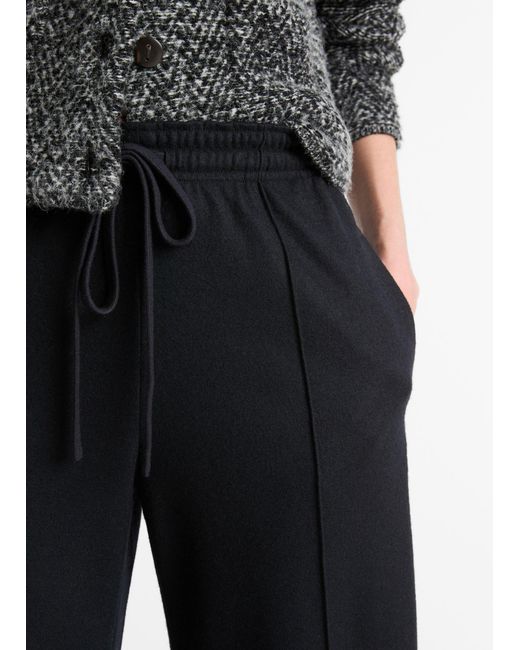 Vince Black Drawstring Pull-On Pants
