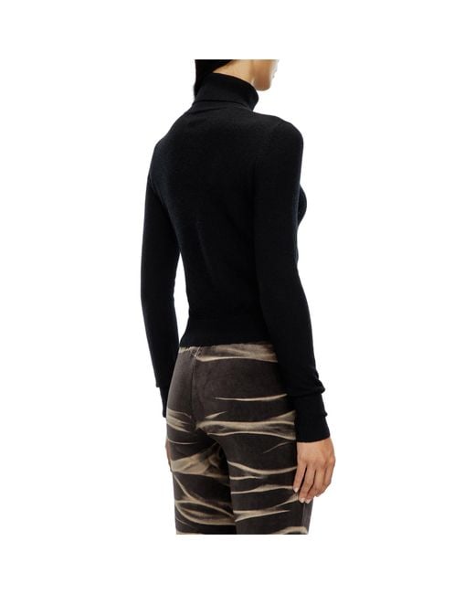 DIESEL Black M-Areesax-Tn Turtleneck Jumper