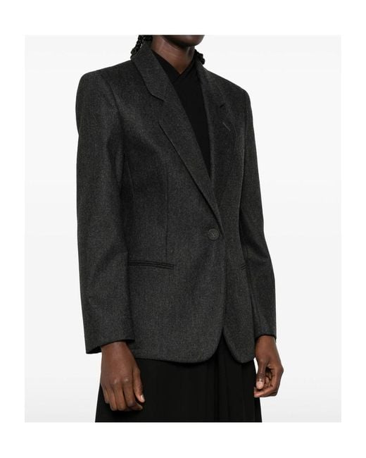 Giorgio Armani Black Long-Sleeve Blazer