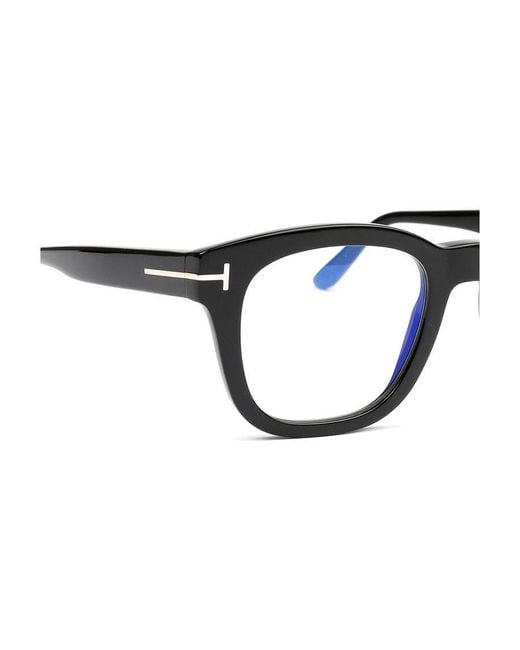 Tom Ford White Eyewear Square Frame Glasses for men