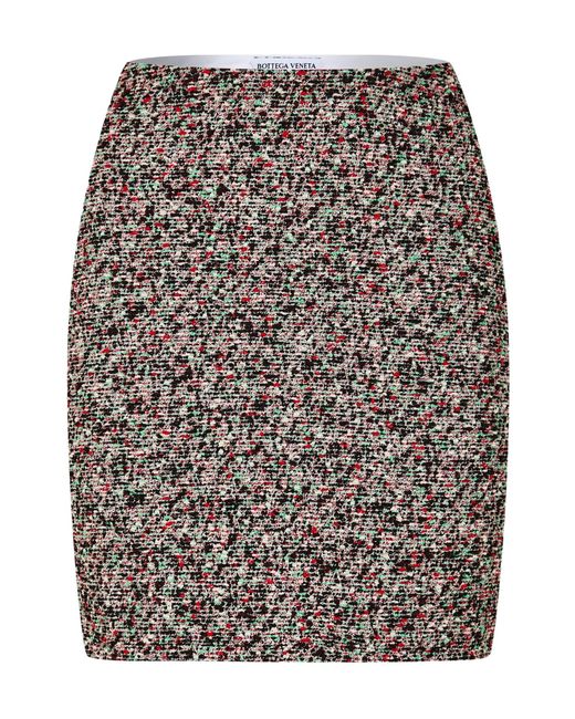 Bottega Veneta Gray Simple Middle Skirt