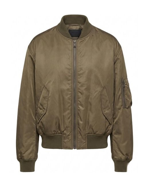 Prada Green Long-Sleeve Casual Jacket for men