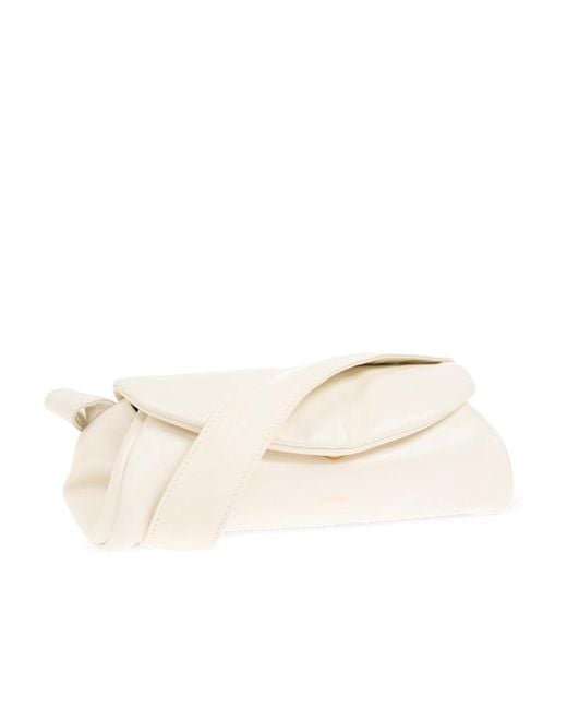 Jil Sander Natural Cannolo Padded Small Shoulder Bag