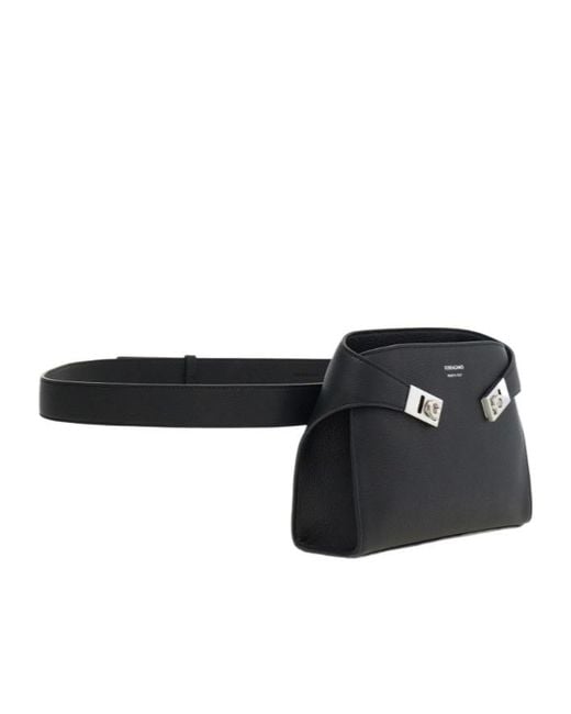 Ferragamo Black Belt Bag