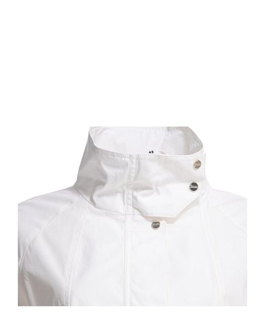 Herno White High Collar Waterproof Jacket