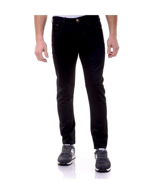 Armani Jeans Black Logo Jeans for men