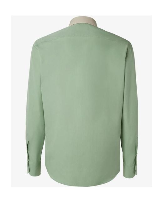 Fendi Green Light Poplin Shirt for men