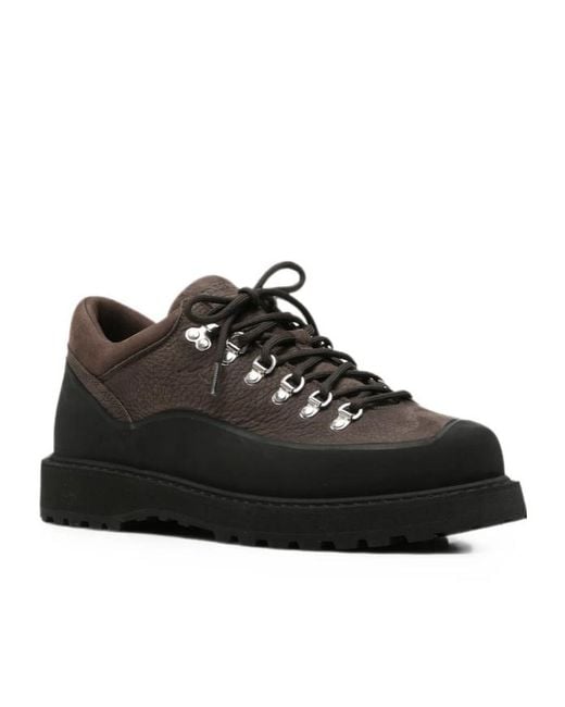 Diemme Black Lace-Up Sneakers for men