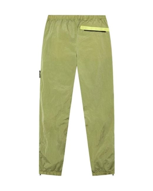 Stone Island Green Track Pants for men