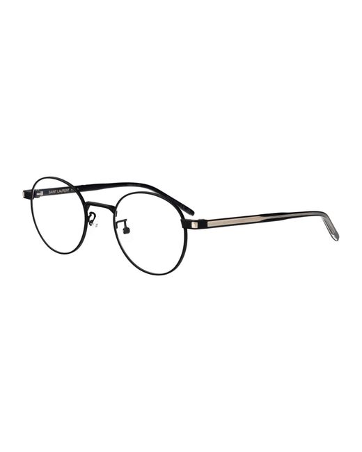 Saint Laurent White Round-Frame Glasses for men