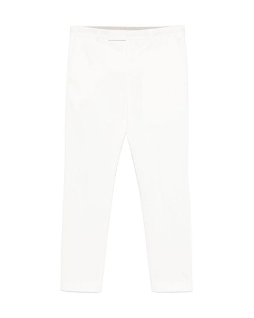 Pt Pantaloni White Pt Torino Rope Slim-Fit Pants for men