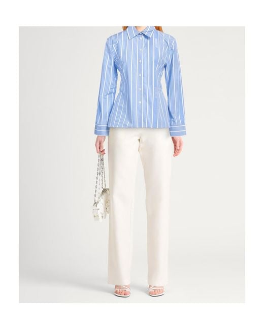 Jacquemus Blue Striped Shirts