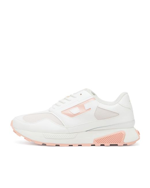 DIESEL White S-Tame-D Running Sneakers