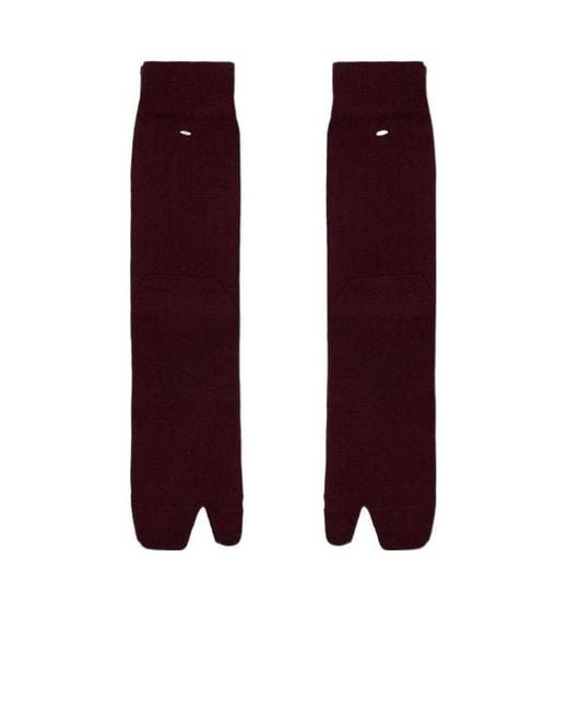 Maison Margiela Purple Tabi-Toe Socks