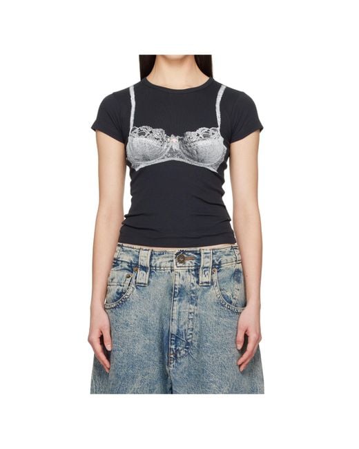 VAQUERA Blue Crew Neck T-Shirt