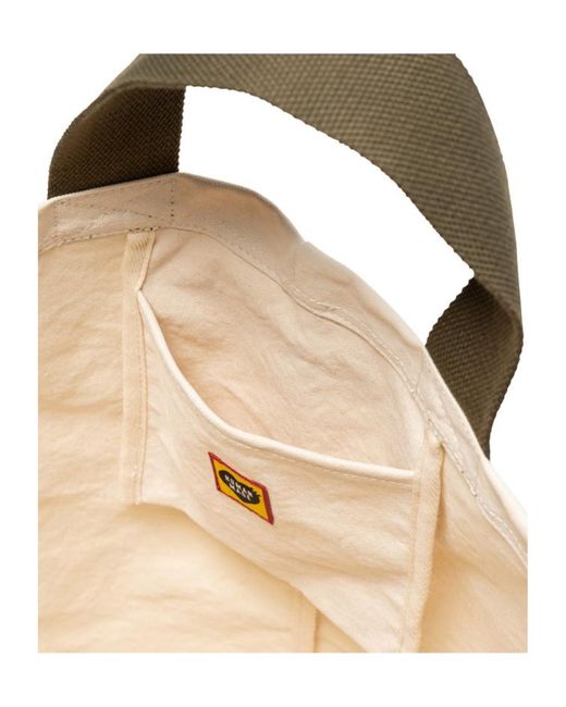 Human Made Natural Canvas Tote Large for men
