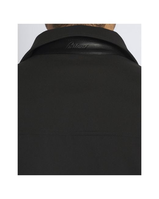 Brioni Black Performa Classic Blouson Jacket for men