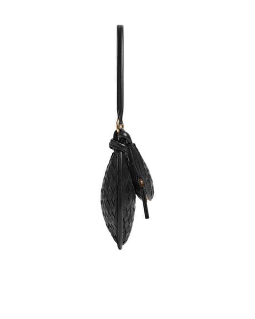 Bottega Veneta Black Gemelli Small Shoulder Bag