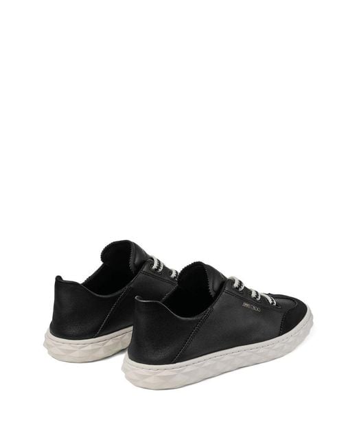 Jimmy Choo Black Diamond Flex Leather Trainers