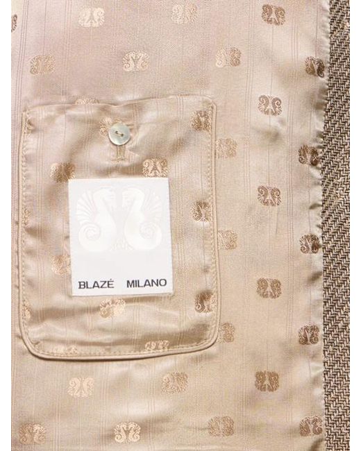 Blazé Milano Brown Single-Breasted Casual Jacket