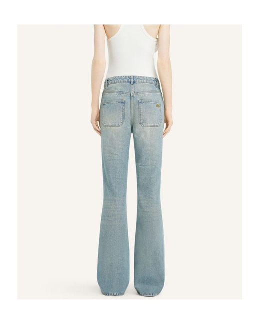 Courreges Blue Bootcut Jeans