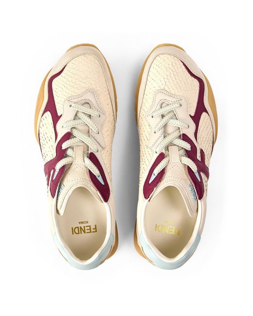 Fendi Pink Low-Top Casual Shoes