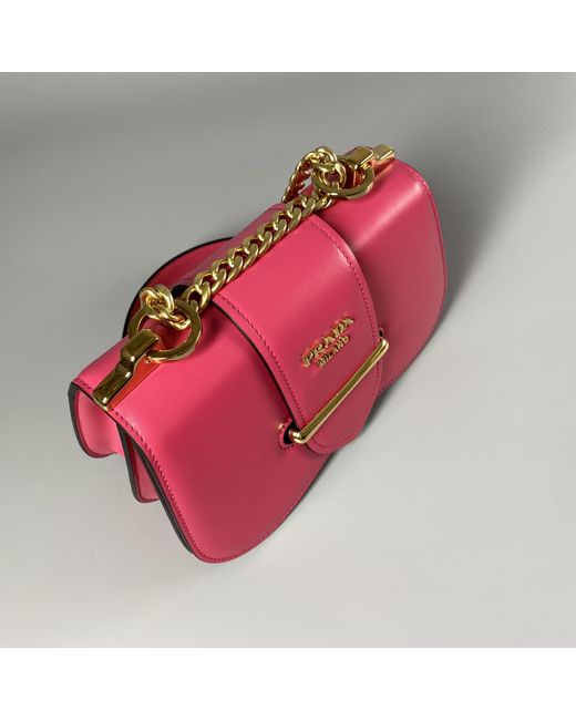 Prada Red Logo Shoulder Bag