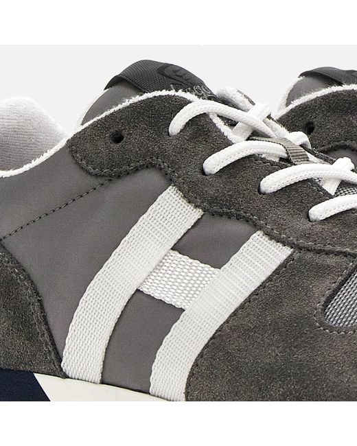 Hogan Multicolor Panelled Lace-Up Sneakers for men