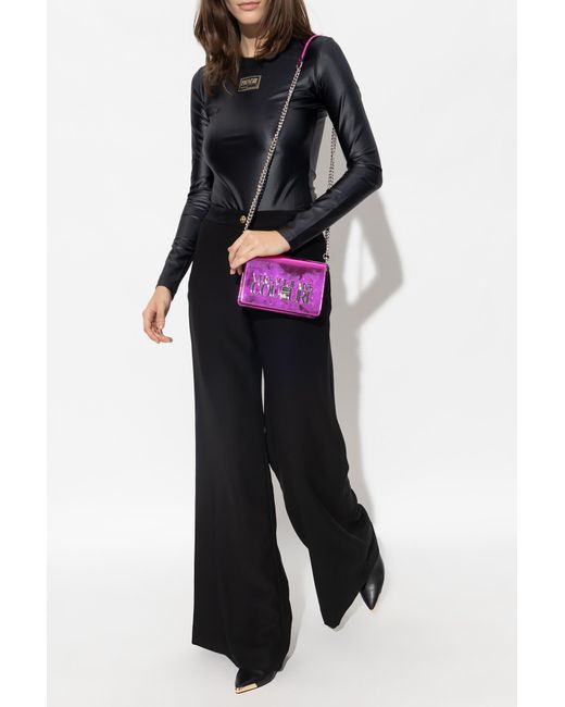 Versace Jeans Black Couture Flared Trousers