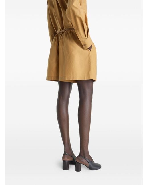 Lemaire Natural Elastic Waist Shorts