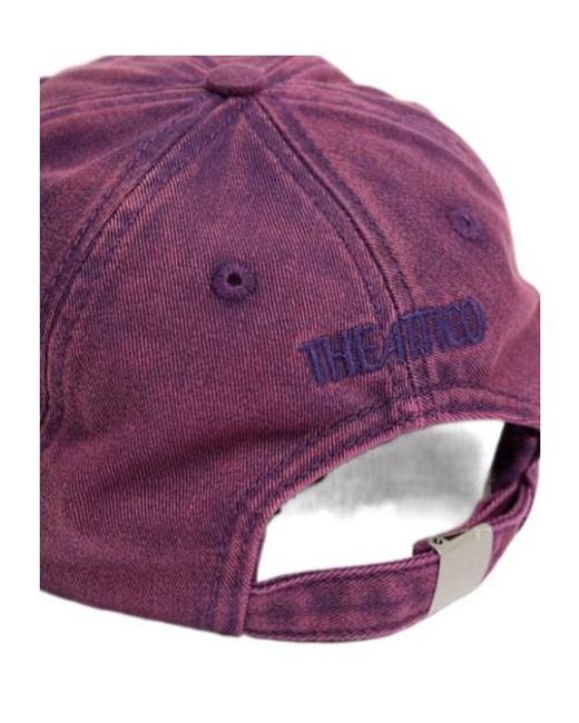 The Attico Purple Logo Baseball Cap