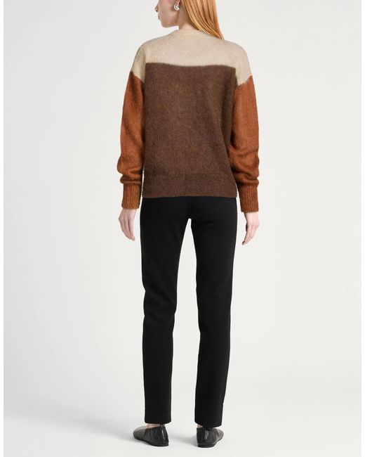 Isabel Marant Brown Crew Neck Knit Sweater