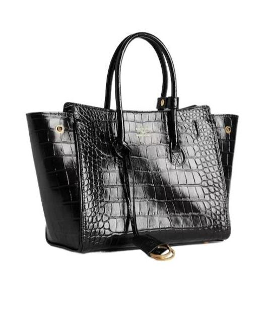 Balenciaga Black Hampton Mini Tote Bag