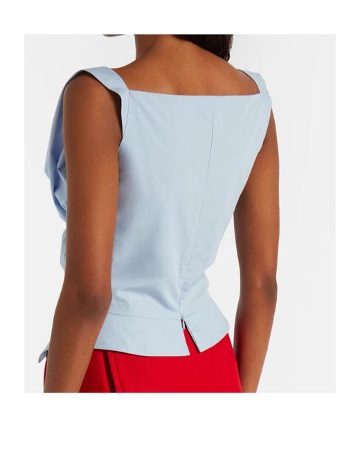 Vivienne Westwood Blue Sunday Cotton Bustier Top