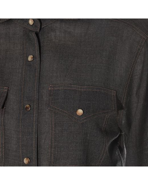 Brunello Cucinelli Black Shirts