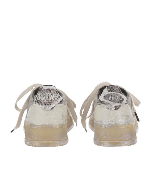 Autry Gray Supervintage Low Heel Sneakers
