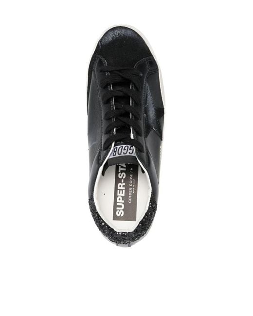 Golden Goose Deluxe Brand Black Superstar Low-Top Sneakers