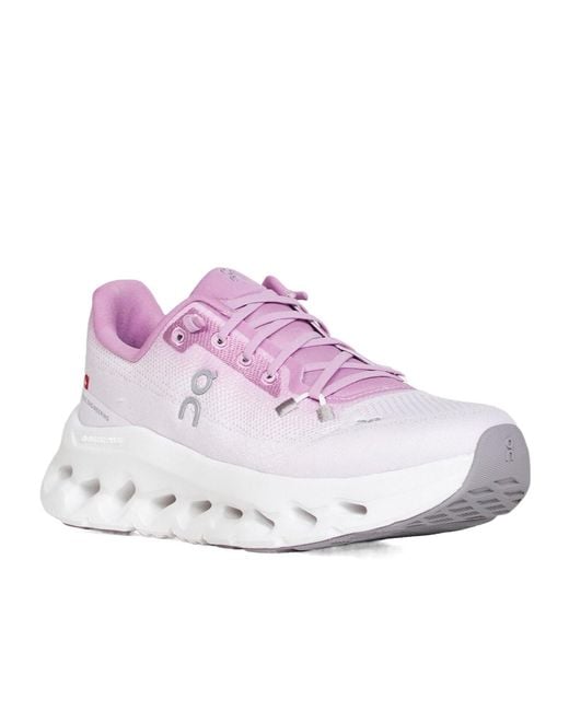 On Shoes Purple Round-Toe Sneakers