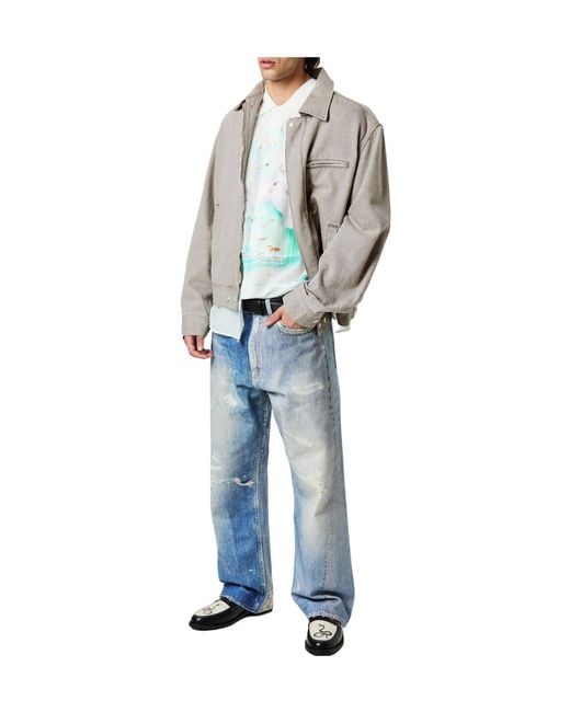 Our Legacy Gray Structured Workwear Jacket for men