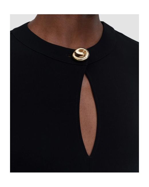 Joseph Blue Fabiola Fluid Jersey Blouse