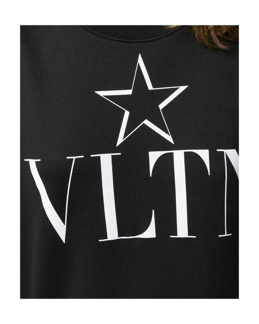 Valentino Black Printed Sweater