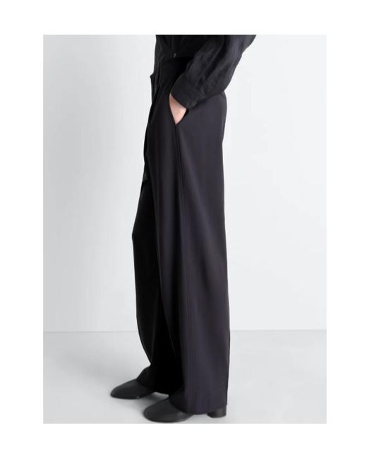 Lemaire Blue Soft Tailored Pants