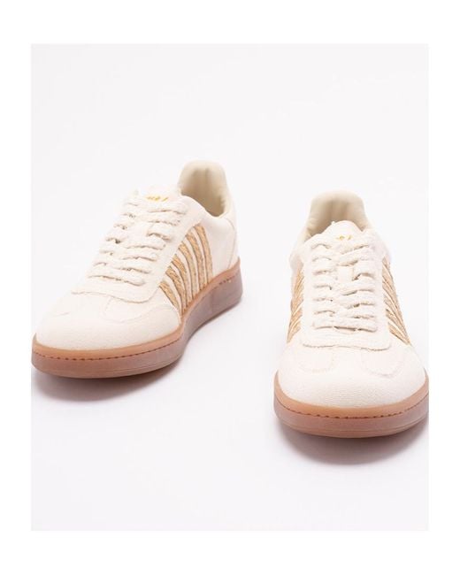 DSquared² Pink Lace-Up Casual Sneakers for men