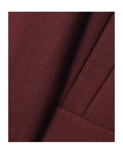 The Row Red Jery Wool-Blend Dress