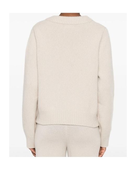 Soft Goat Natural V-Neck Sweater