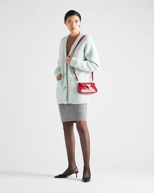 Prada Gray Cashmere Skirt