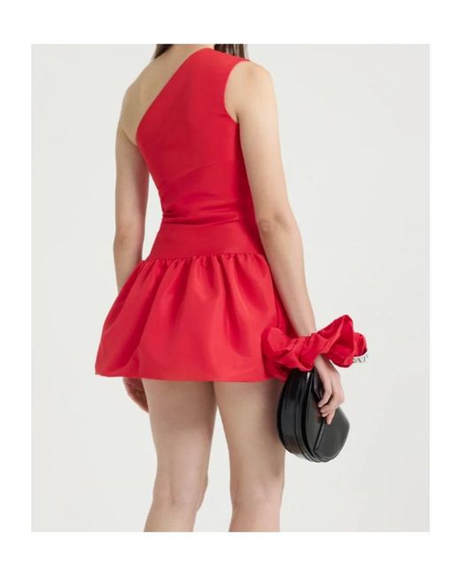 Patou Red One-shoulder Dress