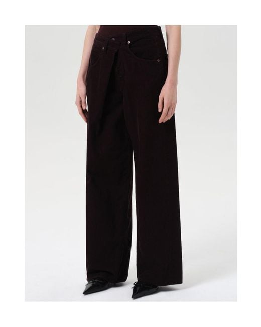 Agolde Black Belt-Loop Jeans