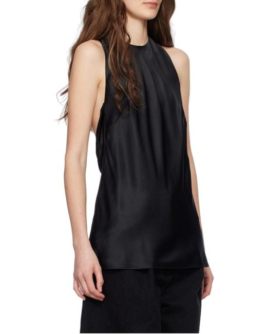 Simone Rocha Black Silk Blouse